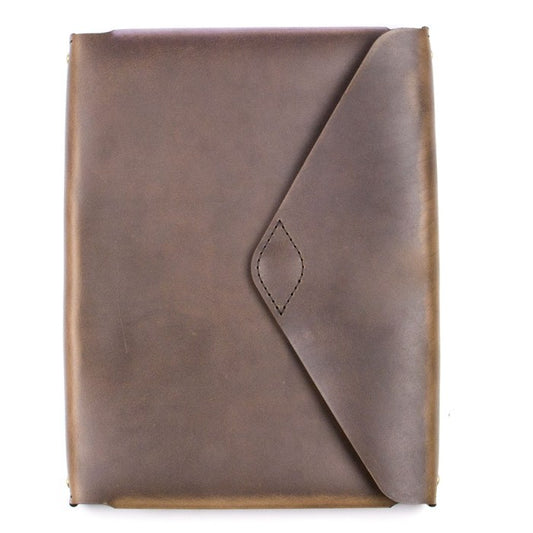 FFFolio Legal Brief Padfolio — open view showing legal pad holder and card pockets