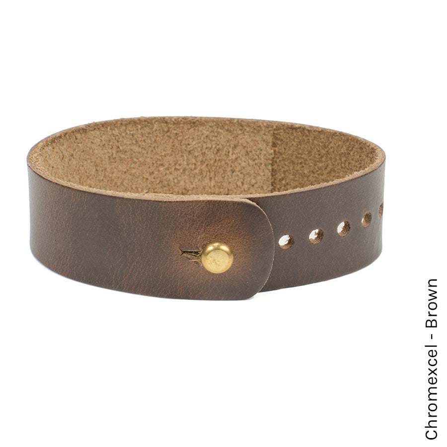 FFF Button-Stud Watchband Adjustable — detail showing button-stud with matte black hardware