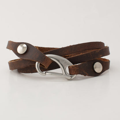 Strap-On Camera Bracelet in Predator Dark Tan — wrist view