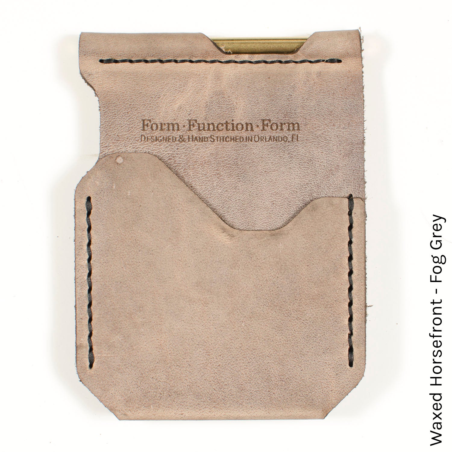 Money Clip — flat lay showing front and back