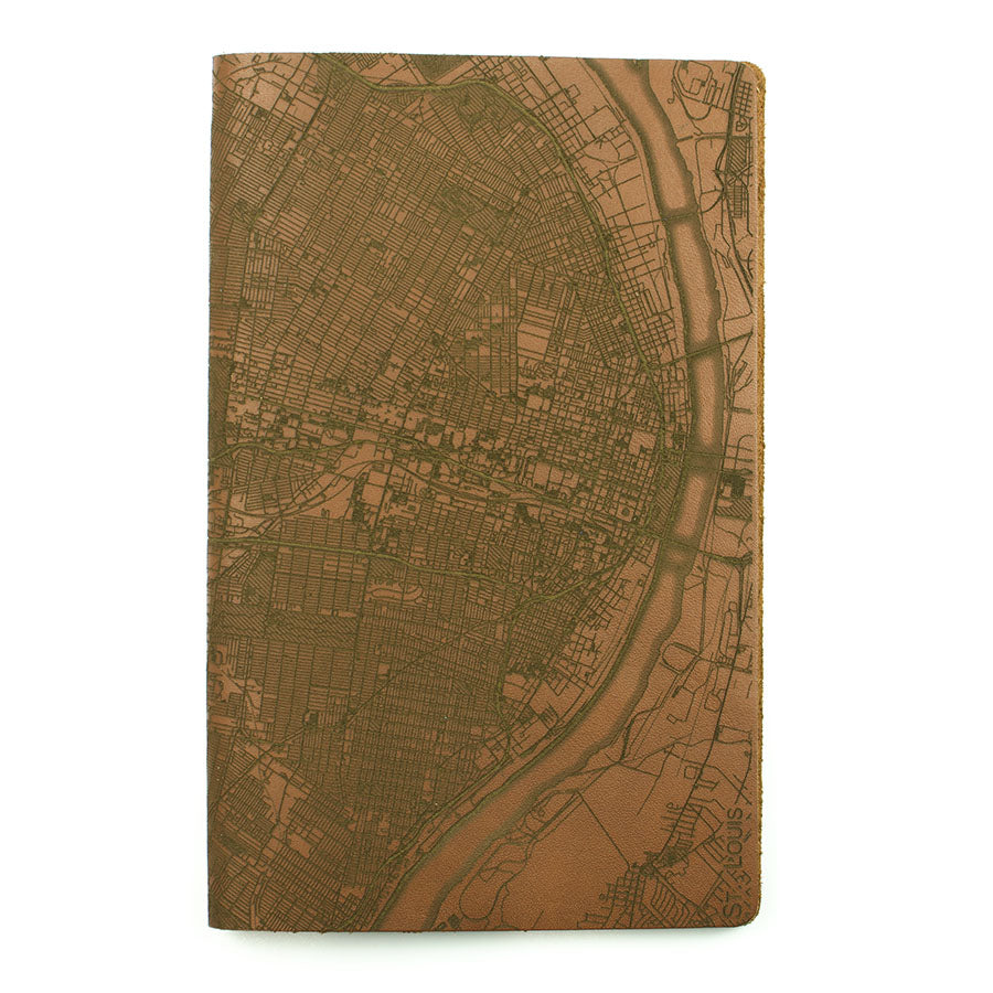 Slip Notebook Cover City Series — closed view showing journal size L