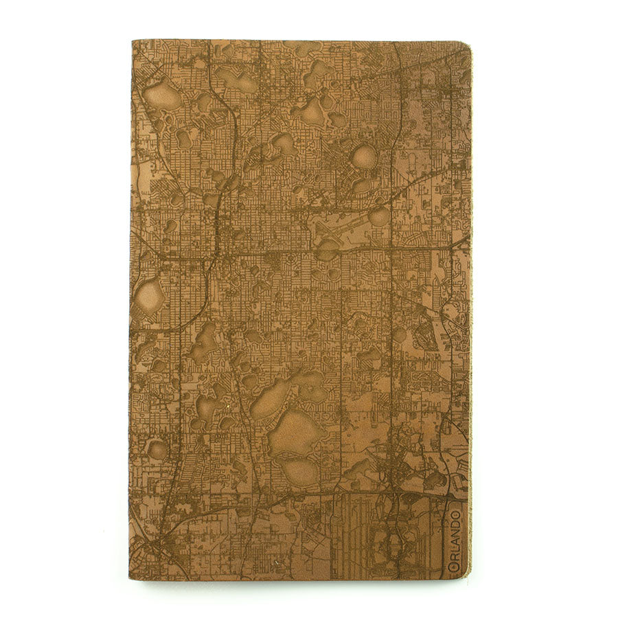 Slip Notebook Cover City Series — detail showing pen loop