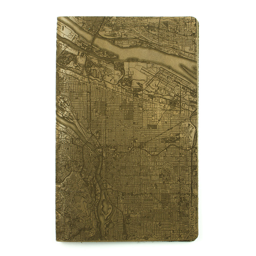 Slip Notebook Cover City Series in Latigo Heather Grey — front view