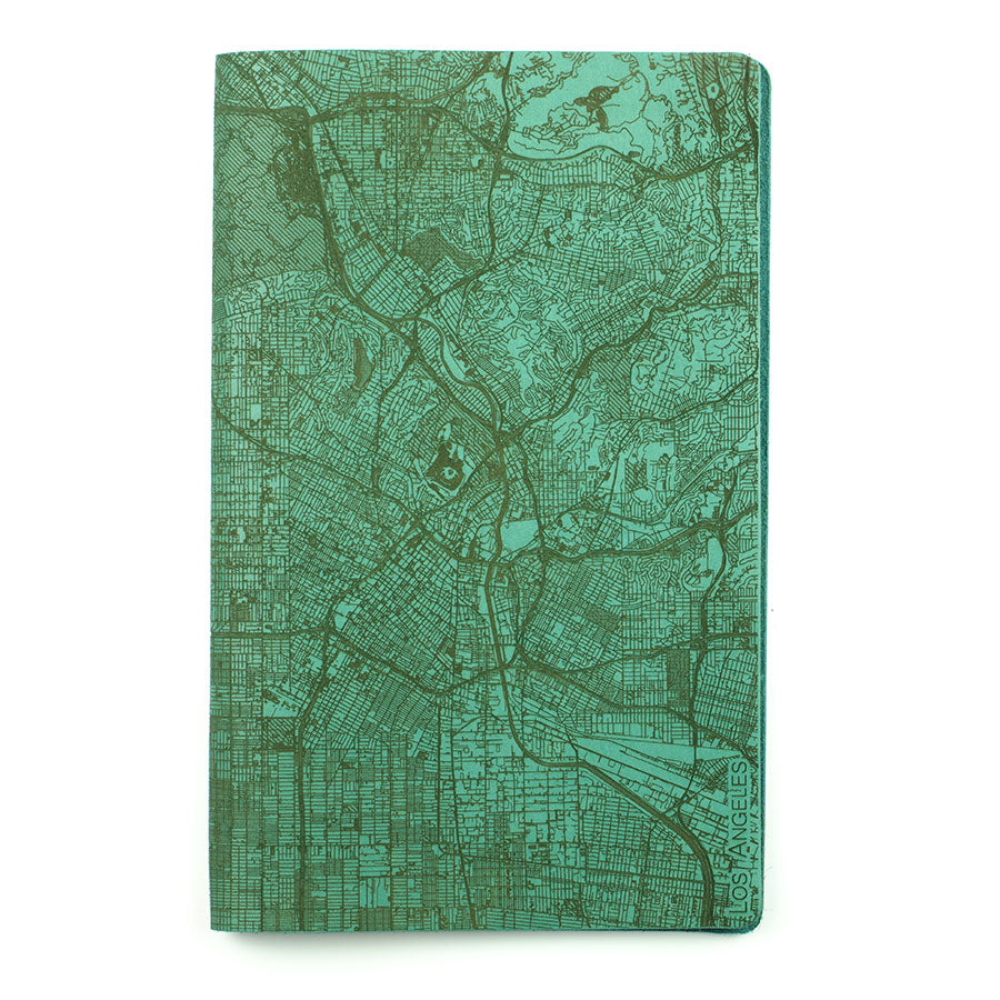 Slip Notebook Cover City Series in Latigo Teal — front view
