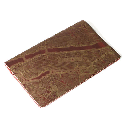 Slip Notebook Cover City Series in Chromexcel Life Red — front view