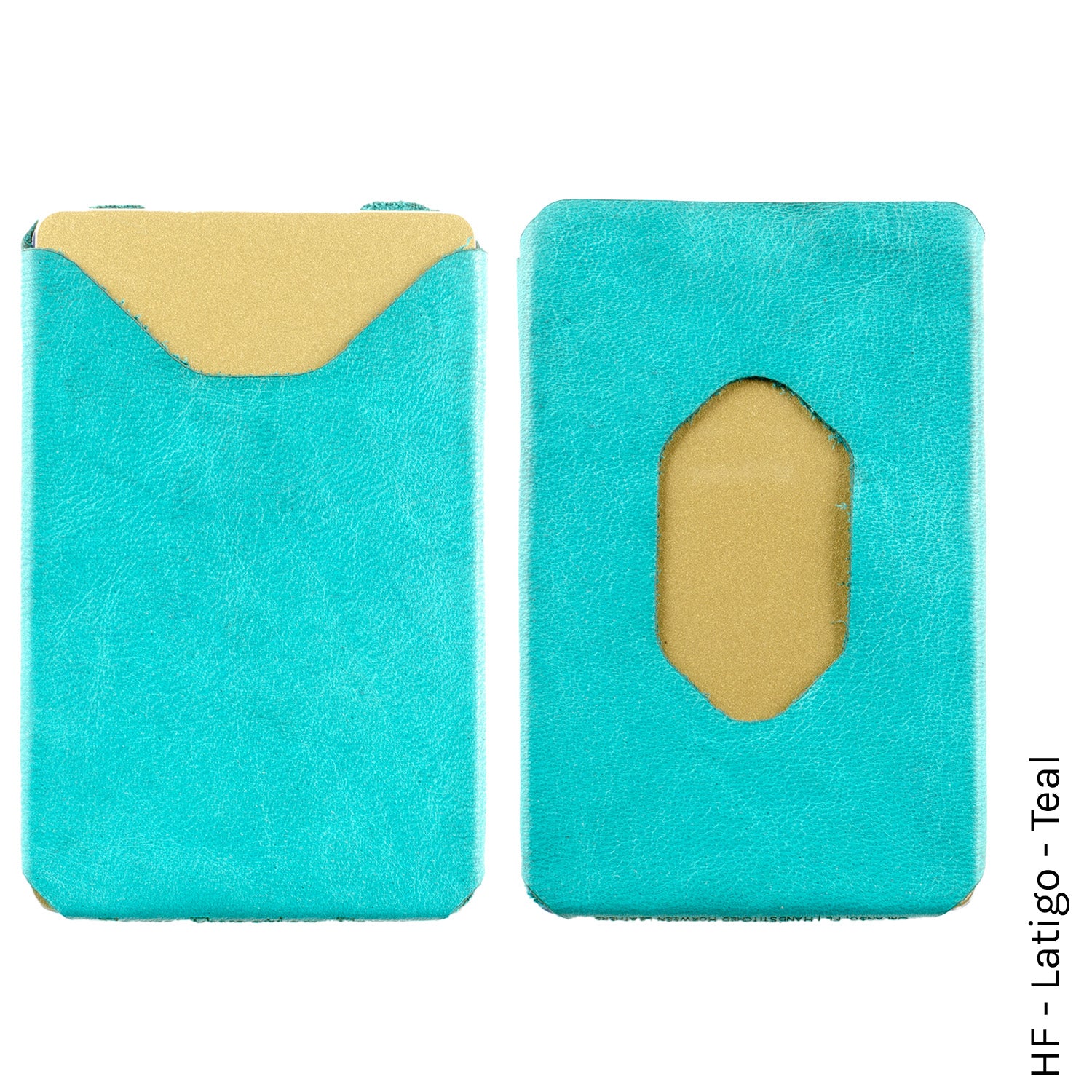 Six Pack Wallet in HF-Latigo Teal — front view