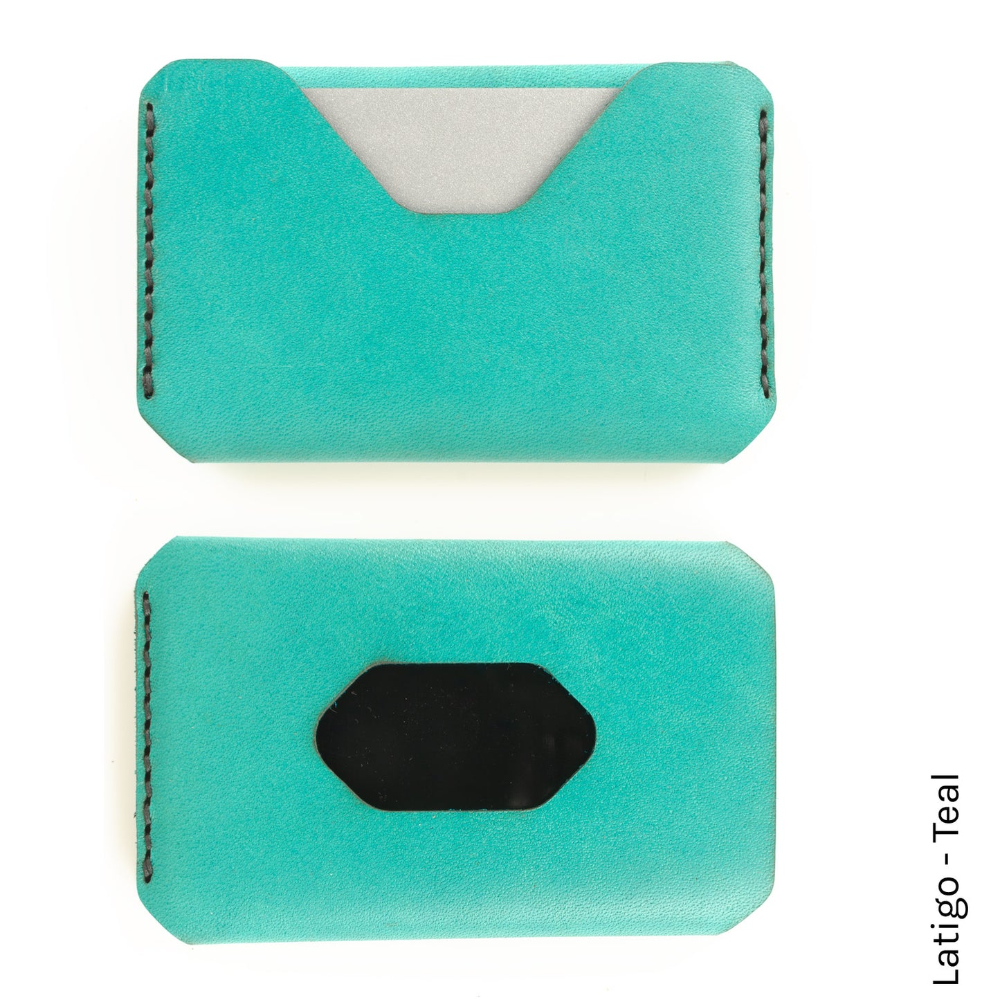 Side Hustle Wallet in Latigo Teal — front view