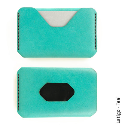 Side Hustle Wallet in Latigo Teal — front view