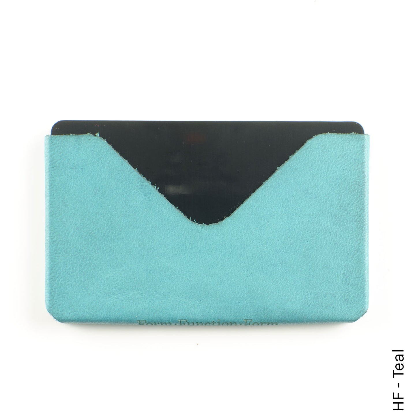 Small Package Wallet in HF-Latigo Teal — front view