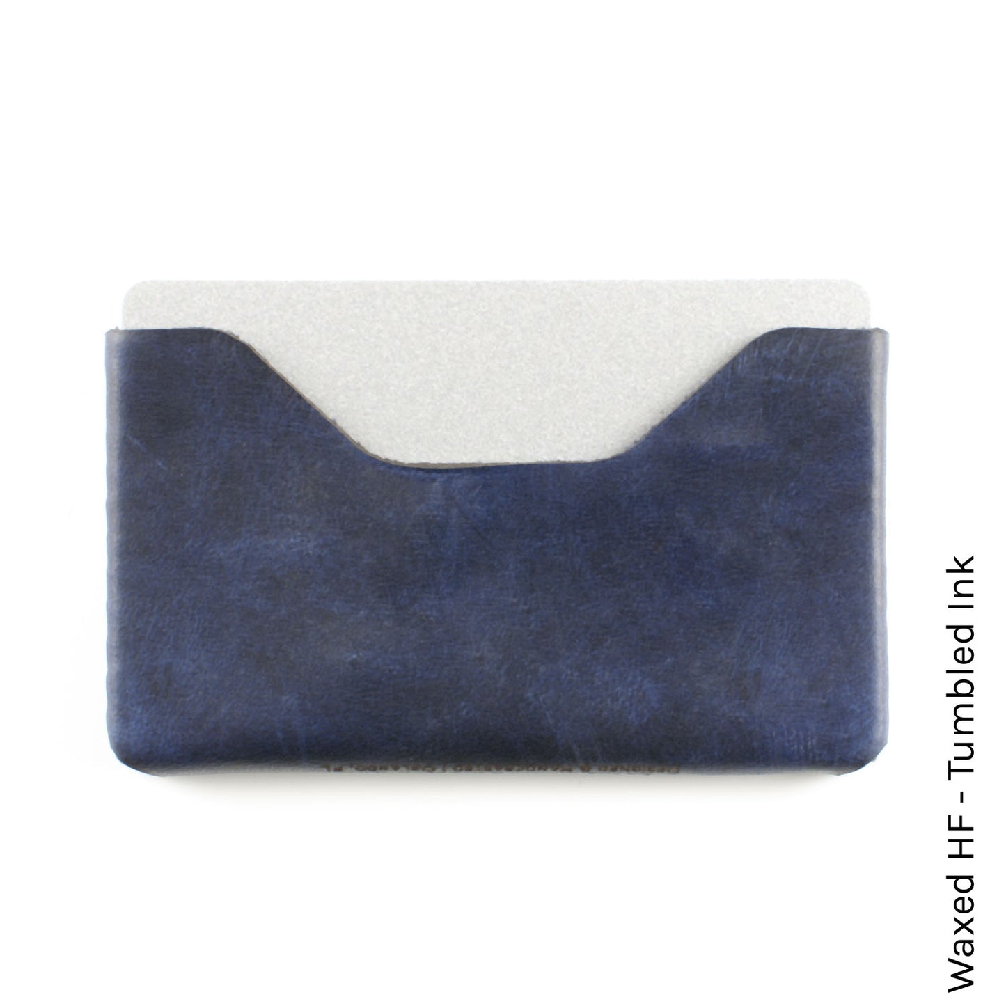 Small Package Wallet — hero shot showing slim Horween leather bifold wallet